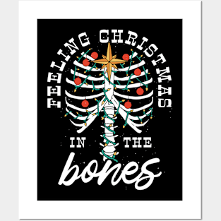 Skeleton Xmas Lights Twist Posters and Art